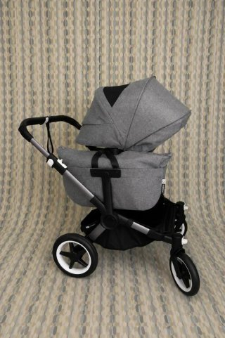 BUGABOO DONKEY 5, SILLAS, CAPAZO, GRIS REVISADO!