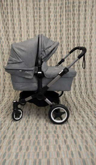 BUGABOO DONKEY 5, SILLAS, CAPAZO, GRIS REVISADO!