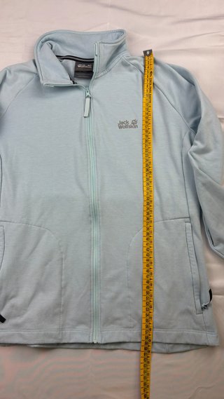 Sudadera Jack Wolfskin cremallera azul M