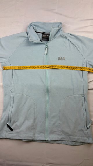 Sudadera Jack Wolfskin cremallera azul M