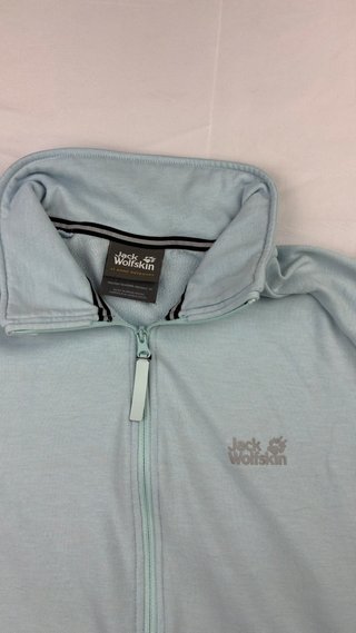 Sudadera Jack Wolfskin cremallera azul M