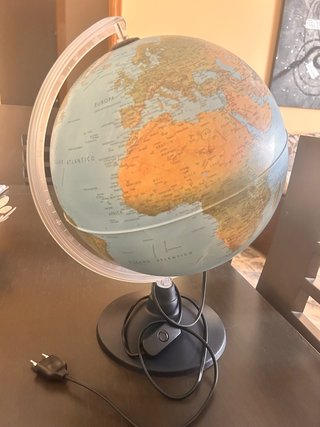 Globo Terráqueo Lámpara Iluminado