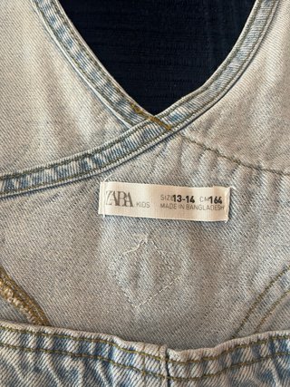 Peto vaquero Zara Kids 13-14 años