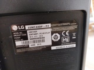 Televisor LG 22MT44DP-PZ Negro