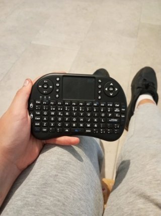 Mini teclado-ratón inalámbrico