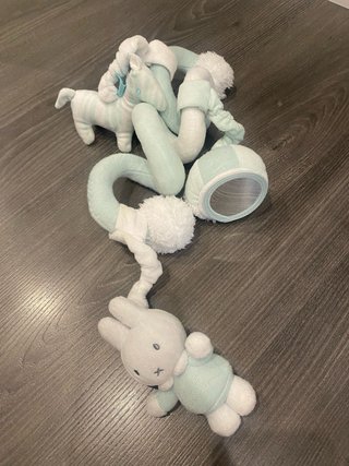 Espiral actividades bebé peluche caballo y conejo