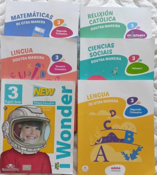 Pack de 13 libros Ed. Edebé 3 Primaria Galicia