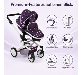 Coche, Cochecito de muñecas Bayer Chic
