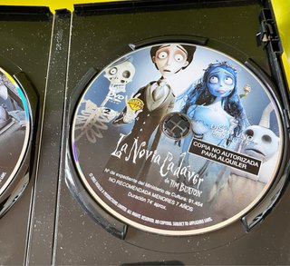 DVD La Novia Cadáver de Tim Burton Edición Especia