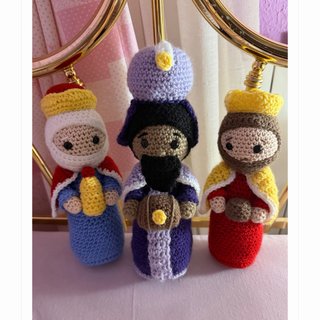 Los 3 Reyes Magos Amigurumi