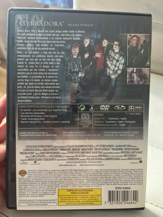 DVD El Cazador de Sueños (Stephen King) Nueva