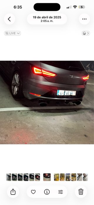 Tramo final Sistema de escape para coche colas RS6