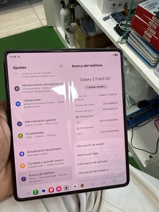 Telefono cellulare pieghevole nero Mai usato