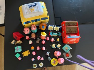 Figuras Peppa Pig y familia