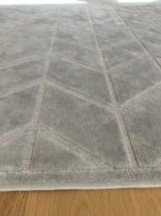 Alfombra Viscosa Gris 240x340