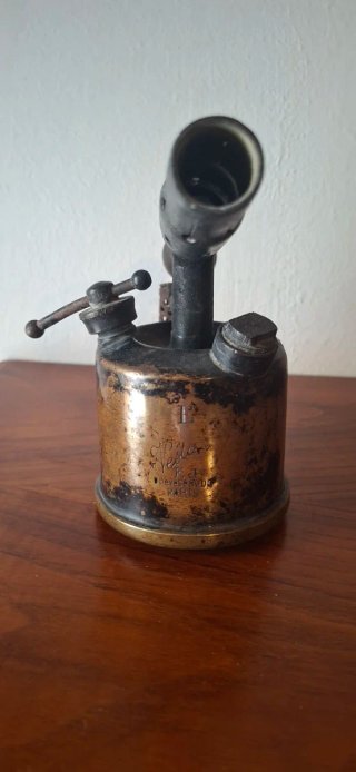 Soplete Antiguo de Latón Vesta F.J. París SGDG