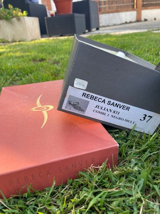 Sandalias Rebeca Sanver Piel Bordadas