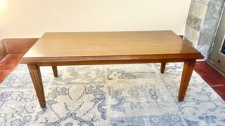 Mesa de centro de madera de cerezo maciza