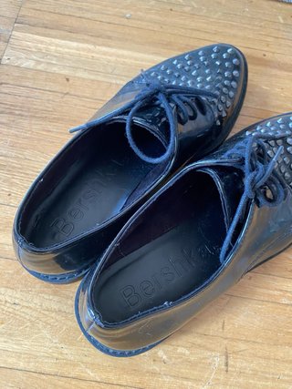 Zapatos de cuero Bershka Talla 37