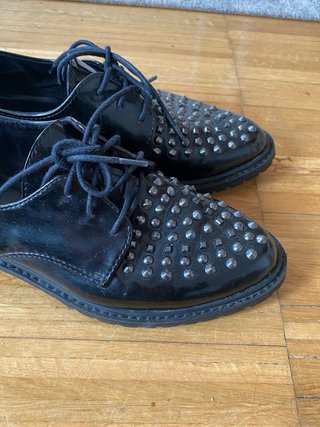 Zapatos de cuero Bershka Talla 37