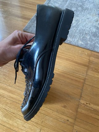Zapatos de cuero Bershka Talla 37