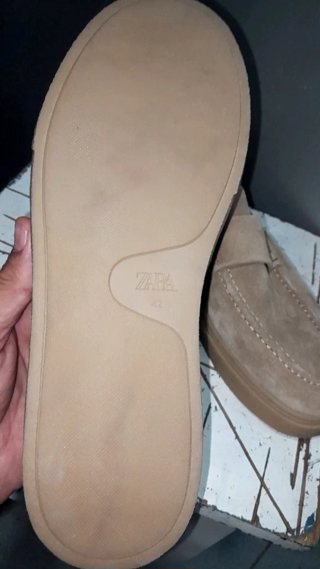 Mocasines Hombre Beige/Marrón