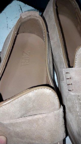 Mocasines Hombre Beige/Marrón