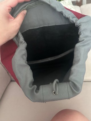 Mochila Kalidi viaje marrón y roja
