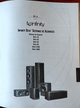 Altavoces Infinity Beta 20 Cerezo