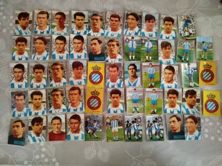 Cromos de Fútbol Antiguos de La Liga 1967 - 68.