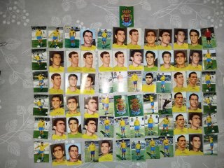 Cromos de Fútbol Antiguos de La Liga 1967 - 68.