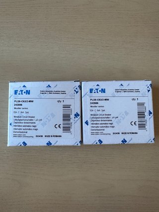 Magnetotérmico Eaton PLS6-C63/2 63A 2P Curva C