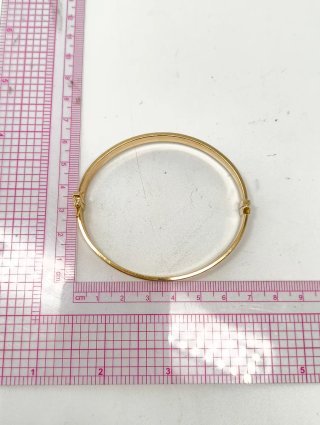 ORO NUEVO 18KT Caña grecas talladas