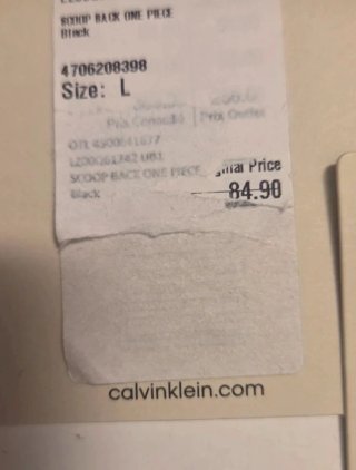 Bañador Calvin Klein Negro
