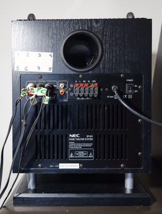 Home Cinema 5.1 NEC SP-501 + DAC + Cable Óptico