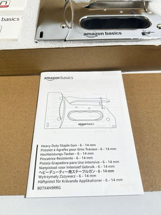 Amazon Basics Grapadora Industrial 3 en 1