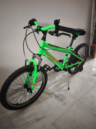 Bicicleta infantil verde