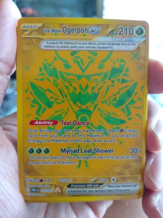 Teal Mask Ogerpon ex Carta Pokémon 177/131