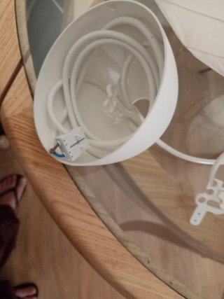 2 Lámparas Papel Ikea + Cable y Bombilla