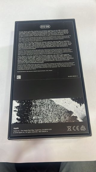 Caja vacía iPhone 11 pro Max 512gb int_2361