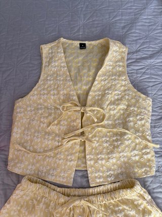 Conjunto top y shorts verano mujer