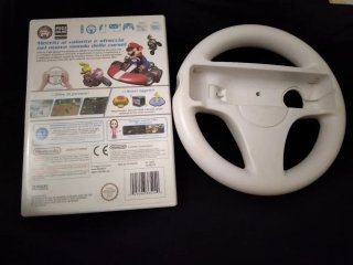 Gioco nintendo wii super Mario Kart + 2 volenti