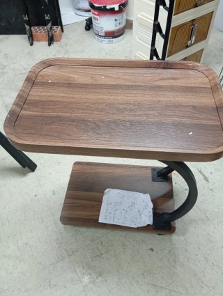Mesa auxiliar C madera y metal
