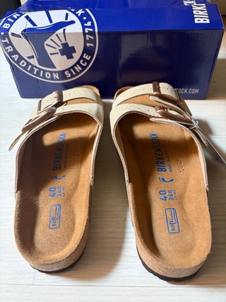 Sandalias Birkenstock Beige Talla 40