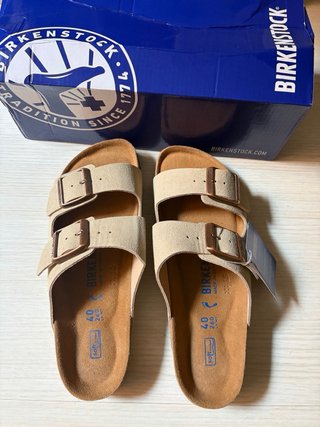 Sandalias Birkenstock Beige Talla 40