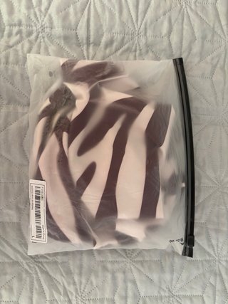 Bañador bikini estampado cebra