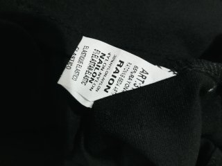 Abito a fascia LS Moda nero taglia S