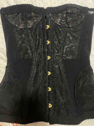 Corsé de encaje Sierra Darien Talla S  Negro y nud