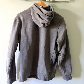 Felpa Patagonia con cappuccio grigia a righe taglia S