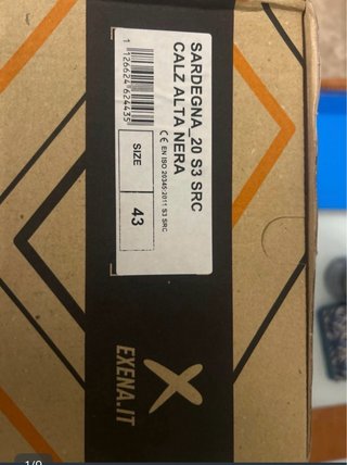 Botas de seguridad Exena nuevas